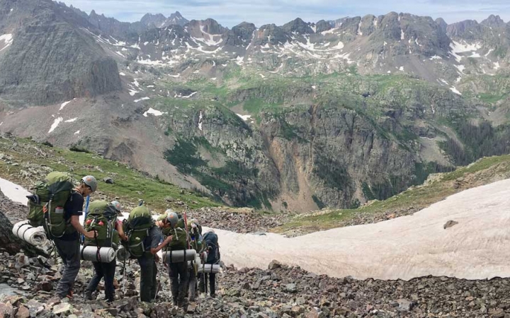 outdoor leadership class for young adults